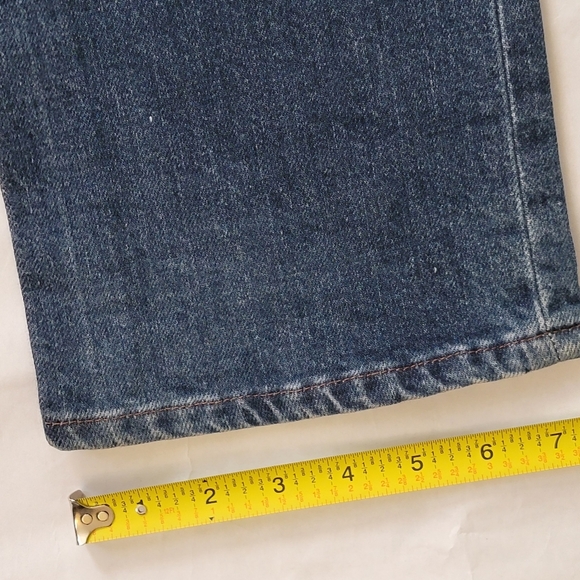 JEAN PAUL GAULTIER JPG Donna 👏🏻straight leg blue jeans👖27x33 👀look all pics - Picture 16 of 16